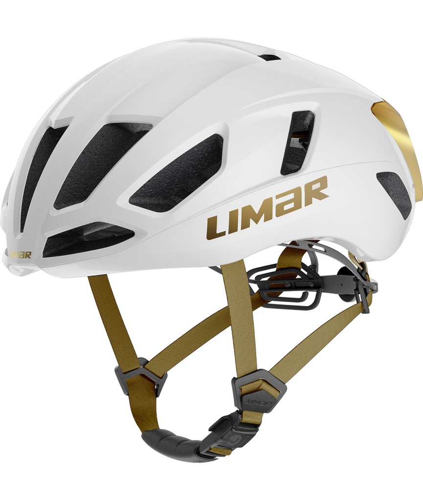 [MCAIRATCEK7S] LIMAR AIR ATLAS "White & Black" bianco/oro S (52/56) LIMITED EDITION
