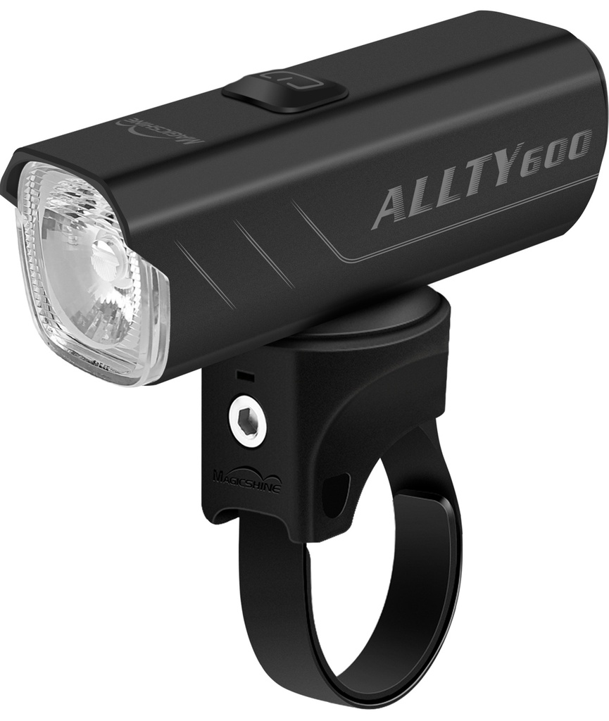 Fanalino anteriore a led bianco Allty 600 USB-C