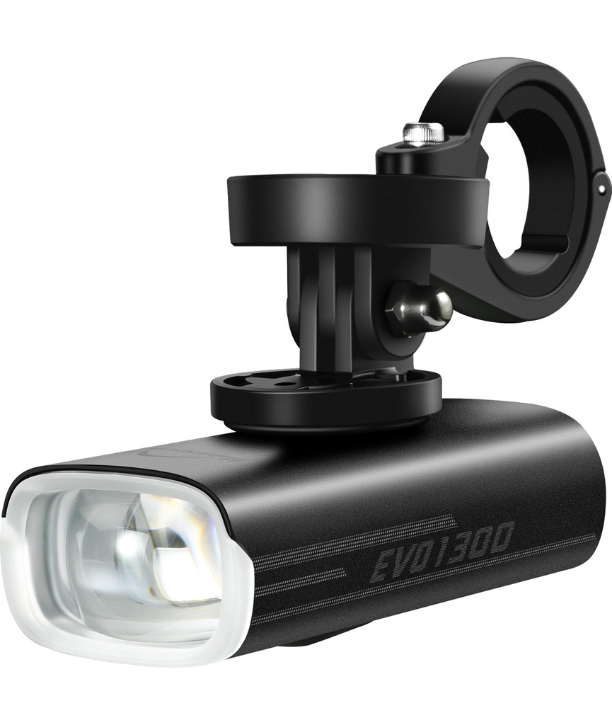 Fanalino anteriore a led bianco EVO 1300 USB-C con telecomando