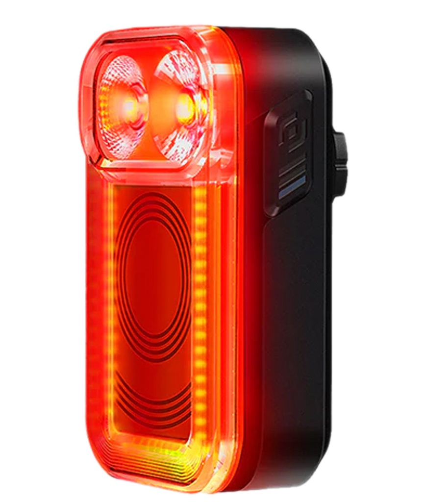 MAGICSHINE Fanalino posteriore a led rosso SeeMee 100AD USB-C con sensore di prossimità veicoli e avviso luminoso automatico