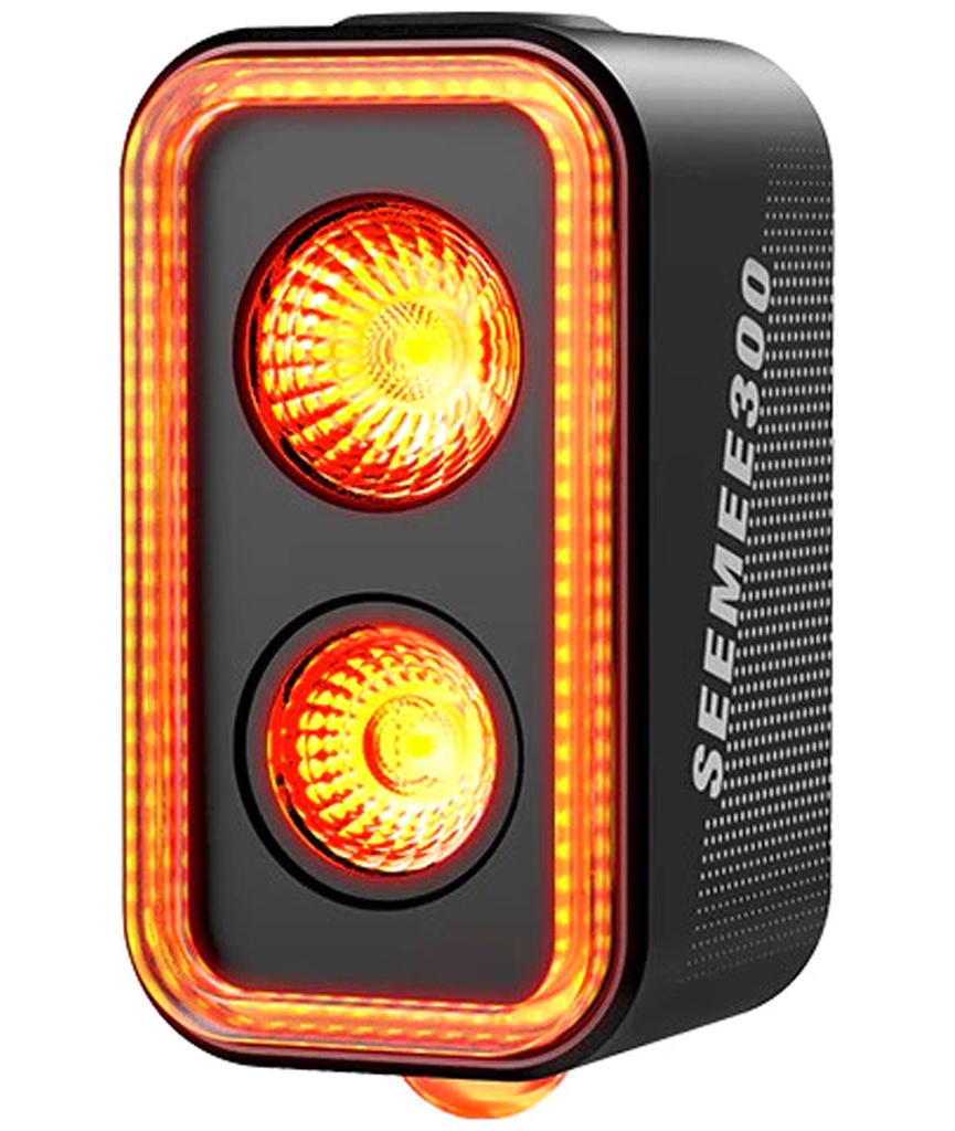 [MSSM300] MAGICSHINE Fanalino posteriore a led rosso Seemee 300 con batteria