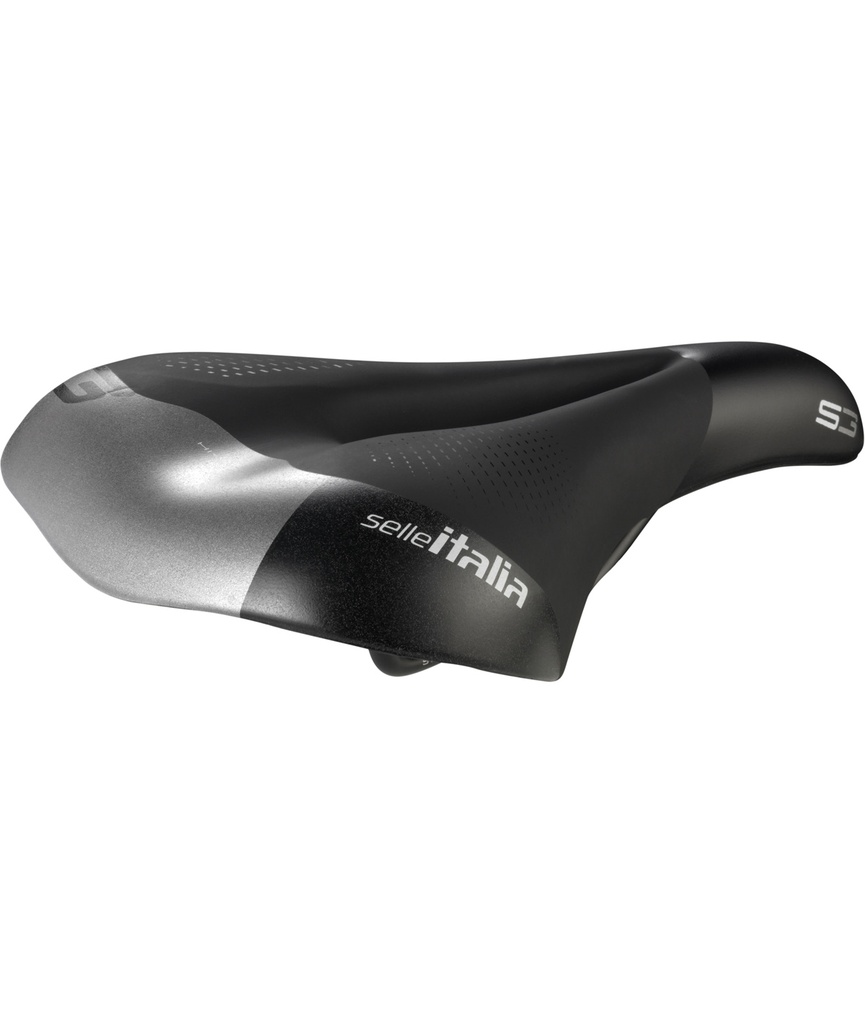 SELLE ITALIA Sella S 3 Flow L telaio in Fec Alloy soft-tek nera