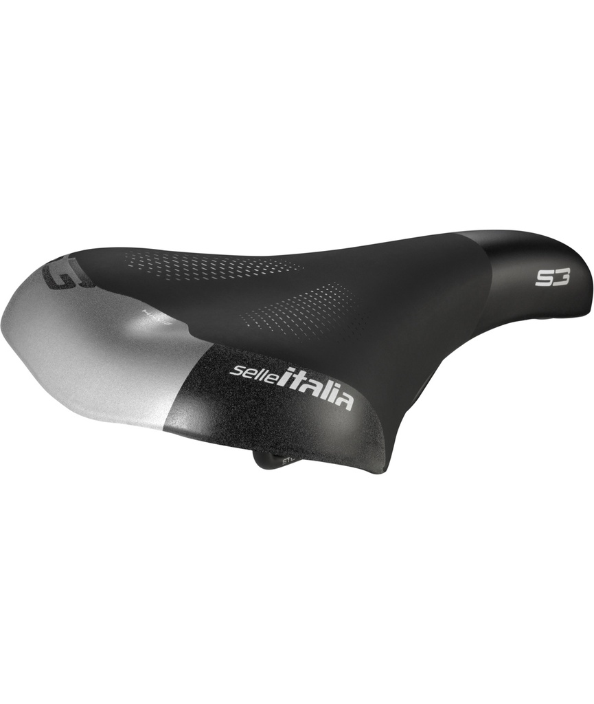 SELLE ITALIA Sella S 3 L telaio in Fec Alloy Soft-Tek nera