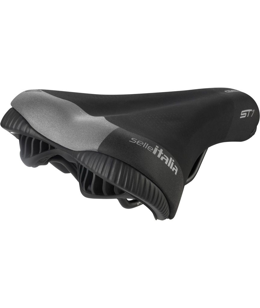 [SI006LN] SELLE ITALIA Sella ST 1 L telaio in Fec Alloy Soft-Tek nera