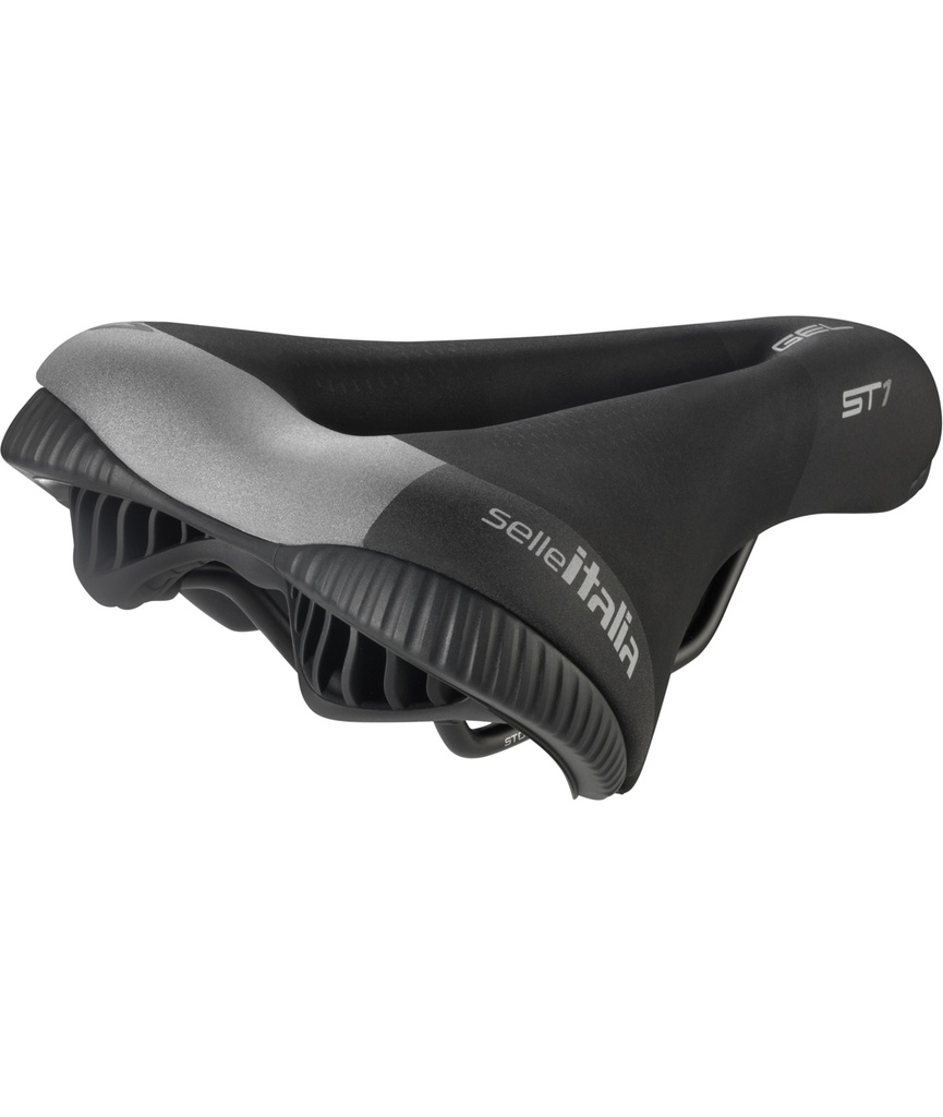 [SI006SFLN] SELLE ITALIA Sella ST 1 Superflow L telaio in Fec Alloy Soft-Tek nera