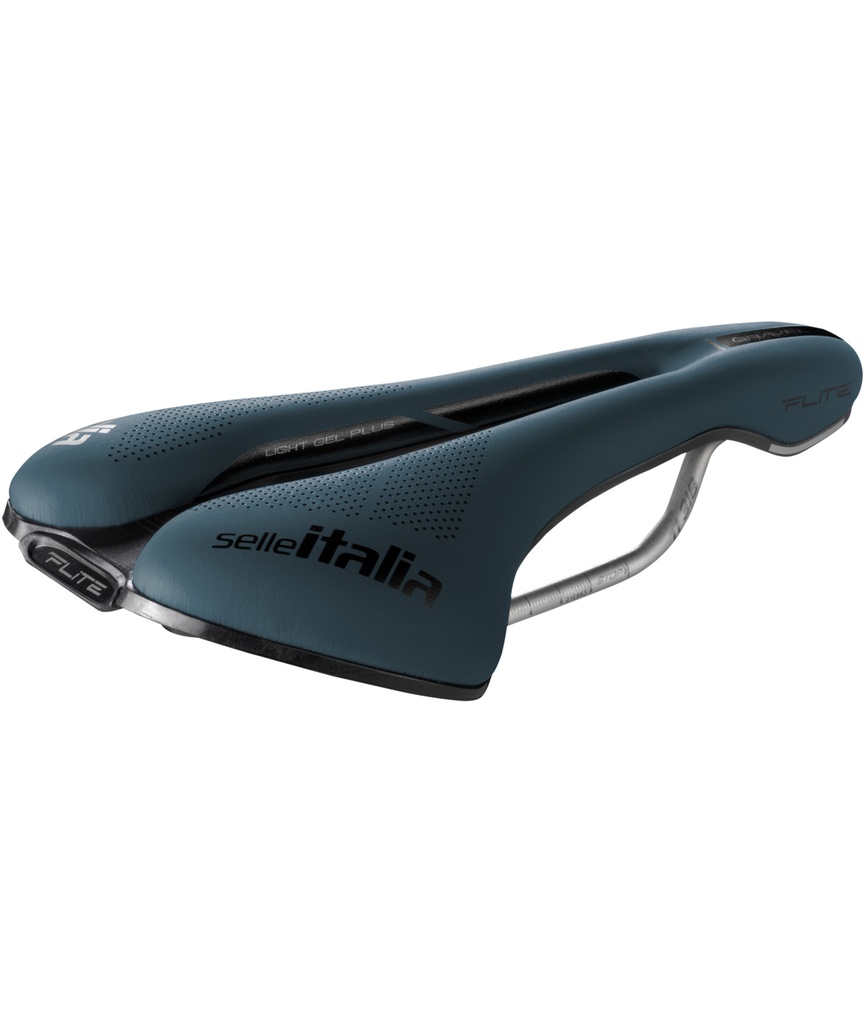 SELLE ITALIA Sella Flite Boost Gravel Superflow S telaio in TI316 fibra-tek blu