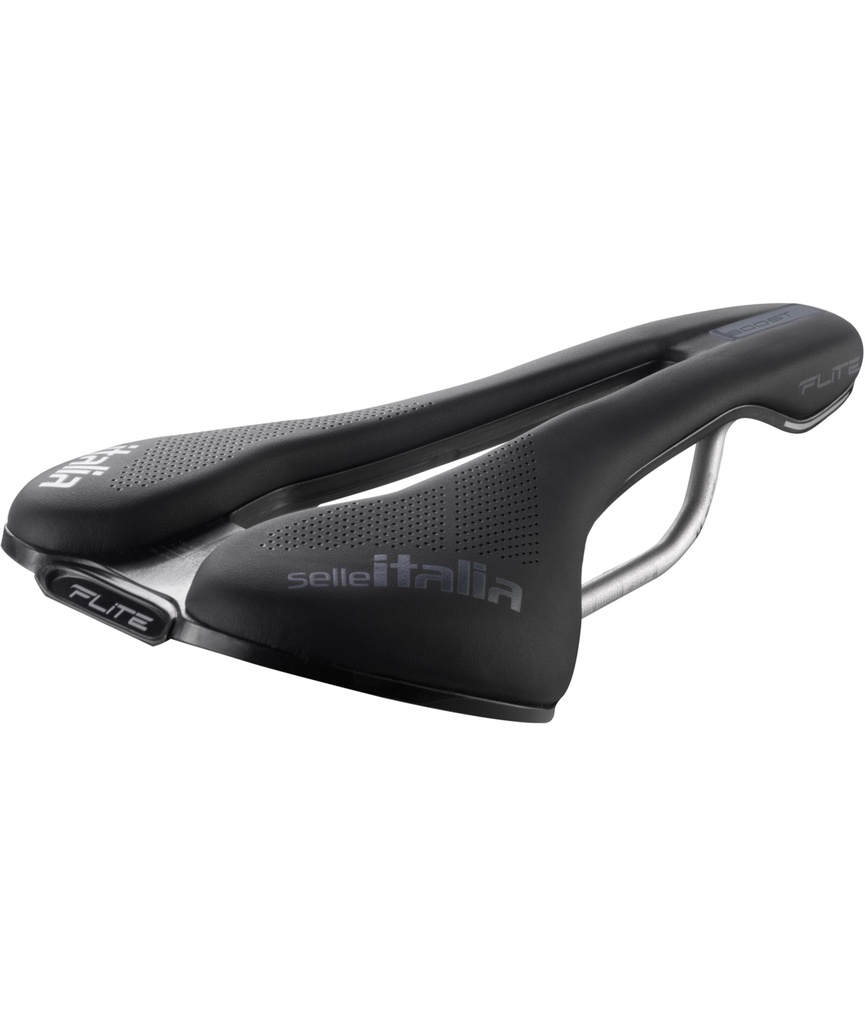 [SI017BSFLN] SELLE ITALIA Flite Boost SuperFlow L telaio in TI 316 fibra-tek nera