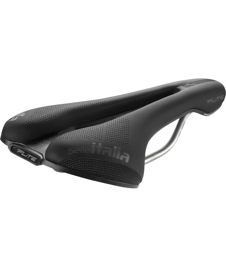 [SI017BXCSFSNN] SELLE ITALIA Sella Flite Boost X-Cross Superflow S telaio in TI 316 fibra-tek nera