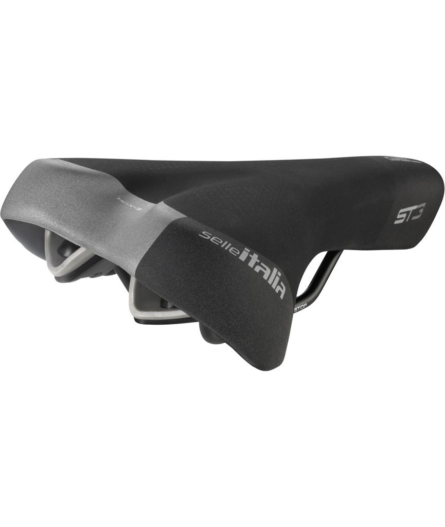 [SI021SN] SELLE ITALIA Sella ST 3 S telaio in Fec Alloy Soft-Tek nera
