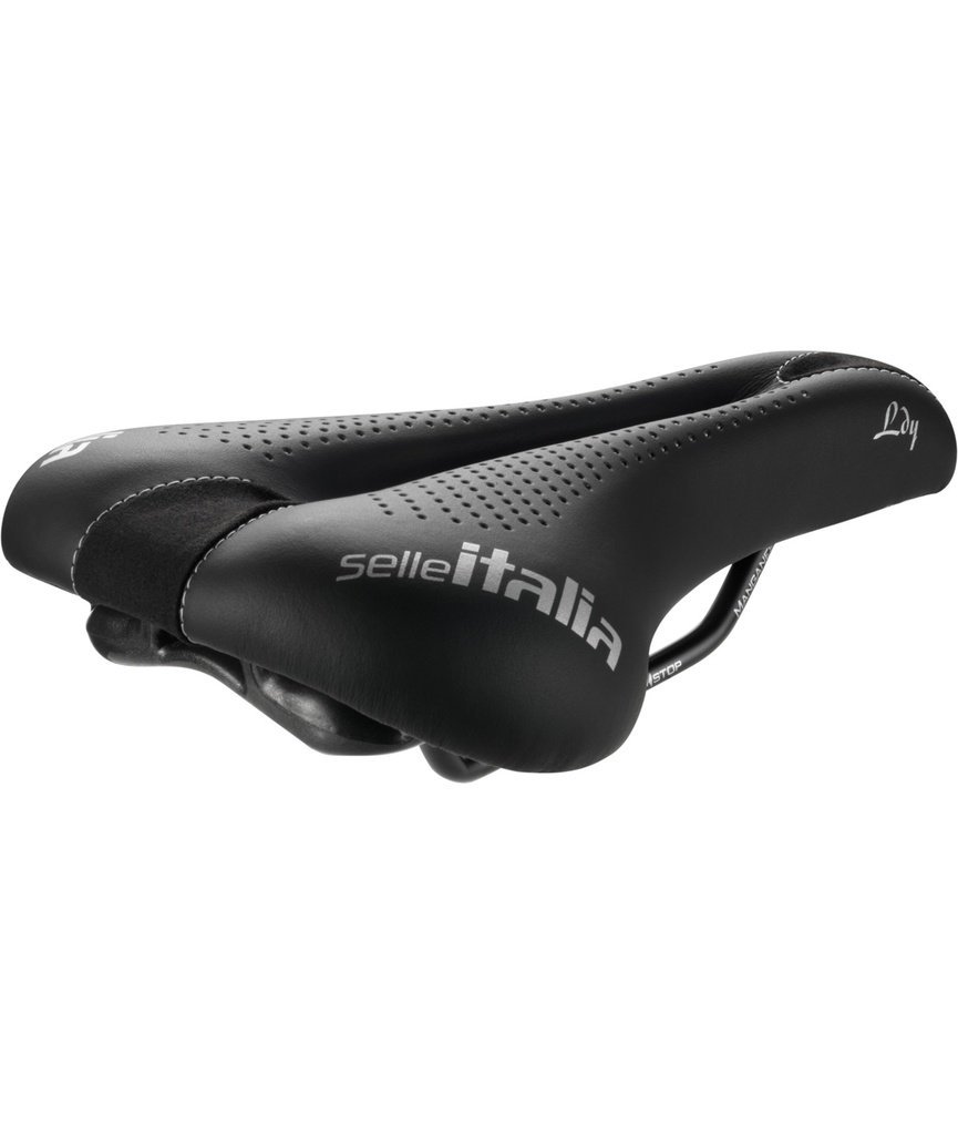 SELLE ITALIA Lady Gel Flow L telaio in manganese fibra-tek nera