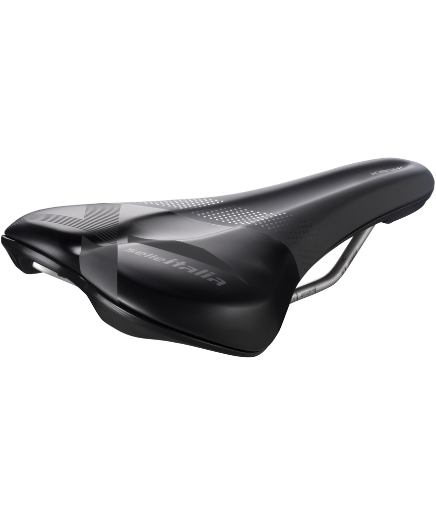 SELLE ITALIA X-Bow L telaio in TI 316 soft-tek nera/grigia