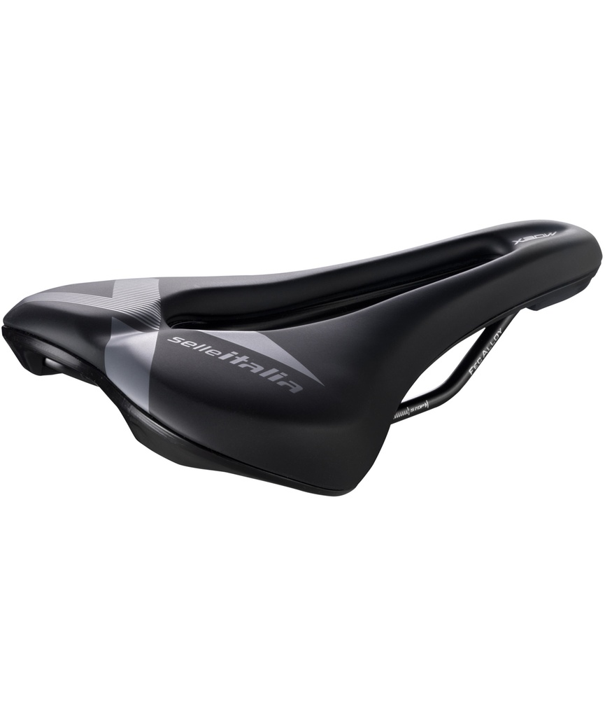 SELLE ITALIA X-Bow SuperFlow L telaio in FeC alloy soft-tek nera