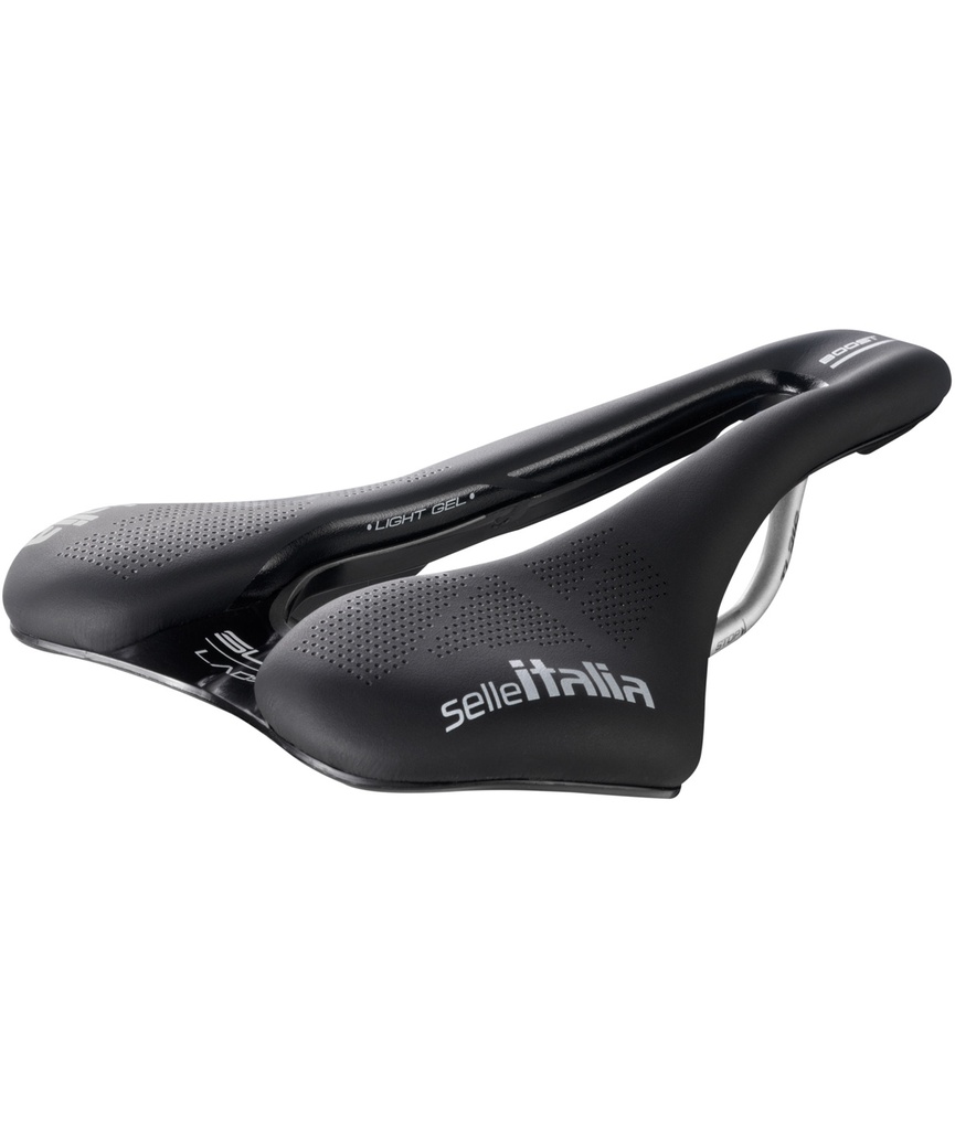 [SI041LABSFSN] SELLE ITALIA SLR Boost Lady SuperFlow S telaio in TI 316 fibra-tek nera
