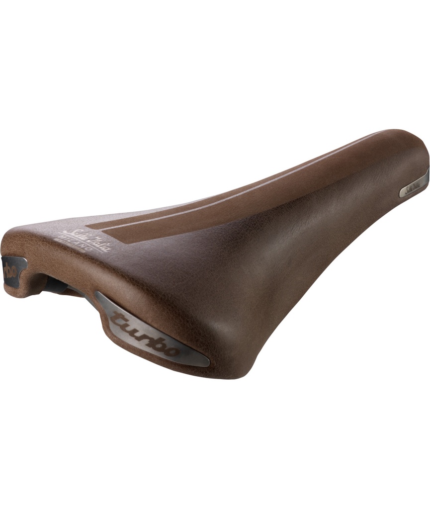 [SI051MTBUBR] SELLE ITALIA Milano Turbo Bullitt telaio in Fec alloy pelle marrone