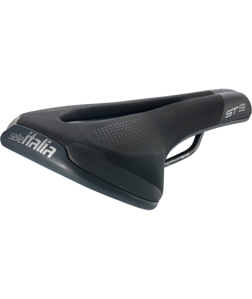 [SI0775FLN] SELLE ITALIA ST 5 Flow L telaio in FeC alloy soft-tek nera