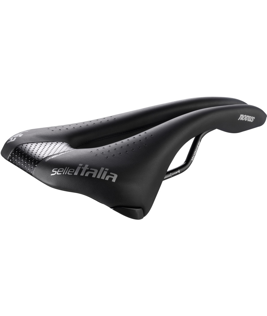 [SI0808SFETMLN] SELLE ITALIA Novus SuperFlow Endurance TM L telaio in manganese duro-tek nera