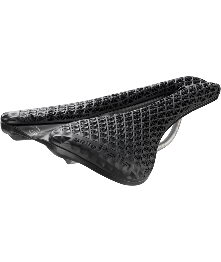 [SI080EB3DSFLN] SELLE ITALIA Sella Novus Evo Boost 3D SuperFlow L telaio in TI 316 nera