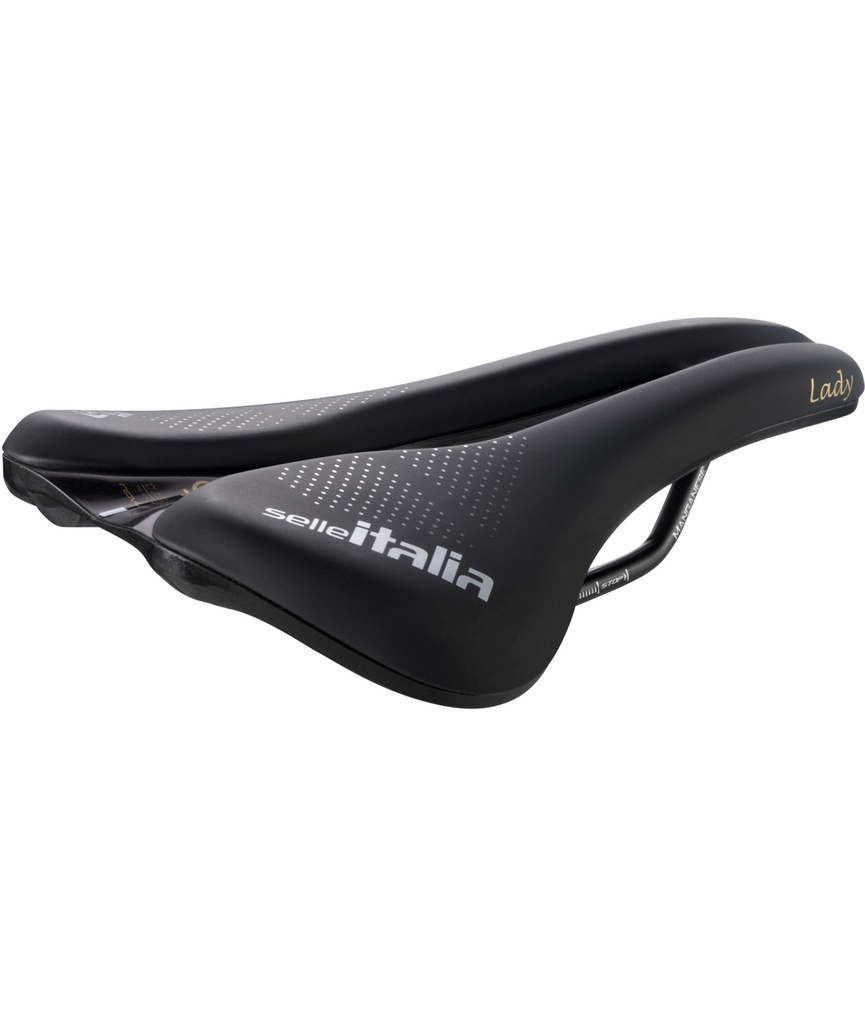 [SI080EBSFLTMLN] SELLE ITALIA Novus EVO Boost SuperFlow Lady TM L telaio in manganese soft-tek nera