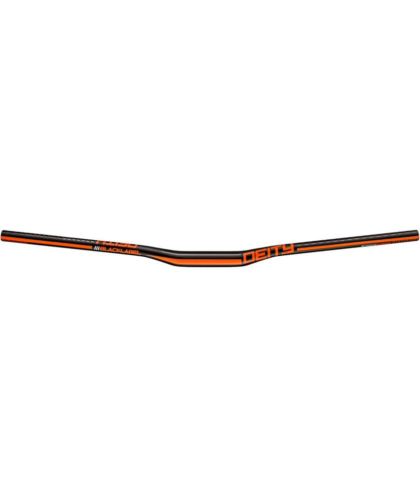 Piega manubrio Blacklabel Ø31.8x800mm rise 15mm arancio