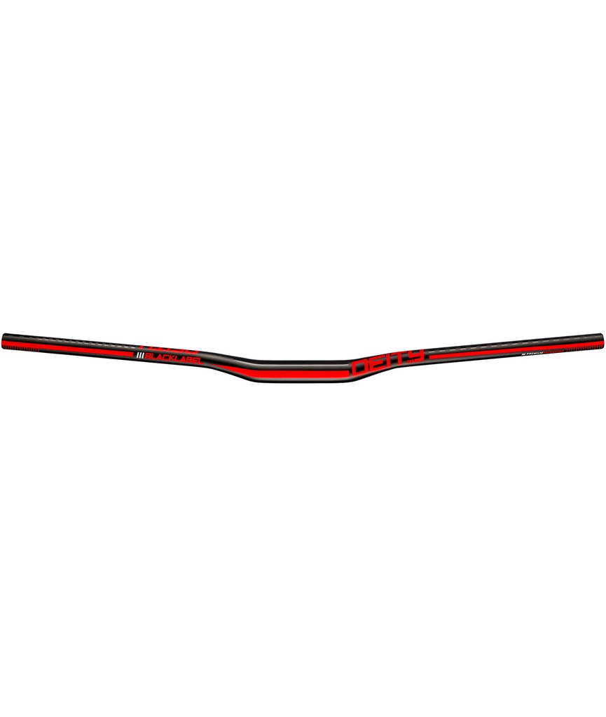 Piega manubrio Blacklabel Ø31.8x800mm rise 15mm rosso