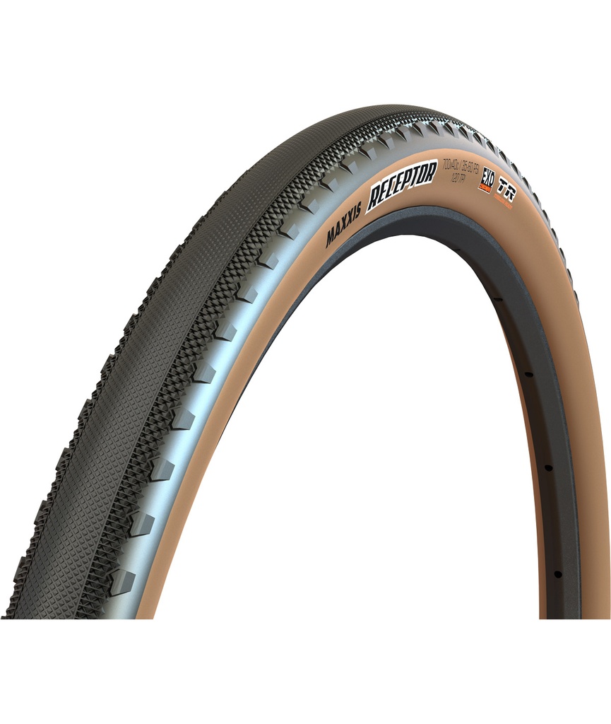 MAXXIS Receptor 700x40c TR dual Tanwall nero/para pieghevole