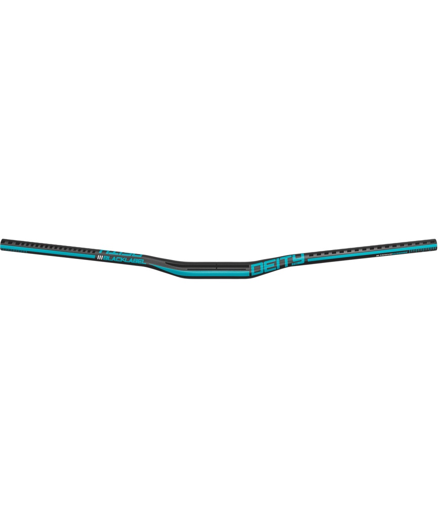 Piega manubrio Blacklabel Ø31.8x800mm rise 15mm turchese