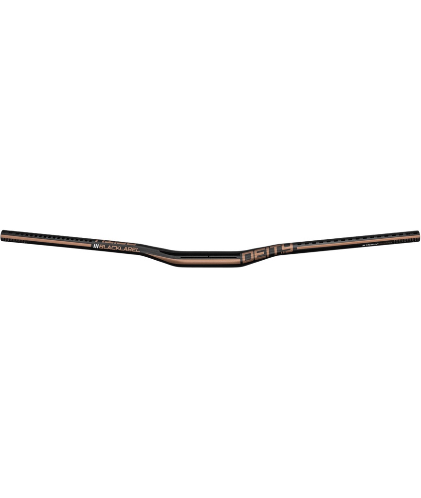 Piega manubrio Blacklabel Ø31.8x800mm rise 15mm bronzo
