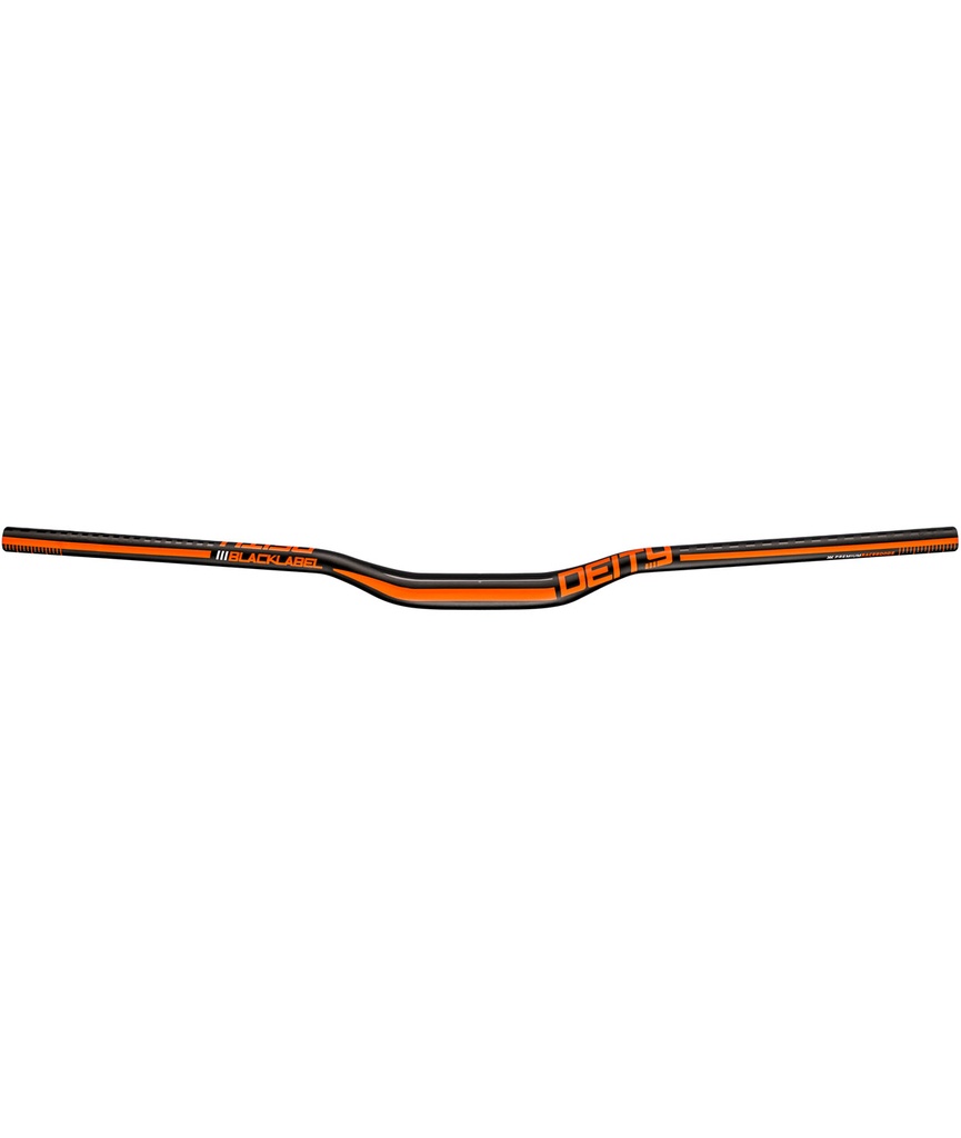 Piega manubrio Blacklabel Ø31.8x800mm rise 25mm arancio