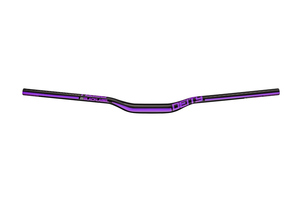 [DEBLK25PU] DEITY Piega manubrio Blacklabel Ø31.8x800mm rise 25mm viola