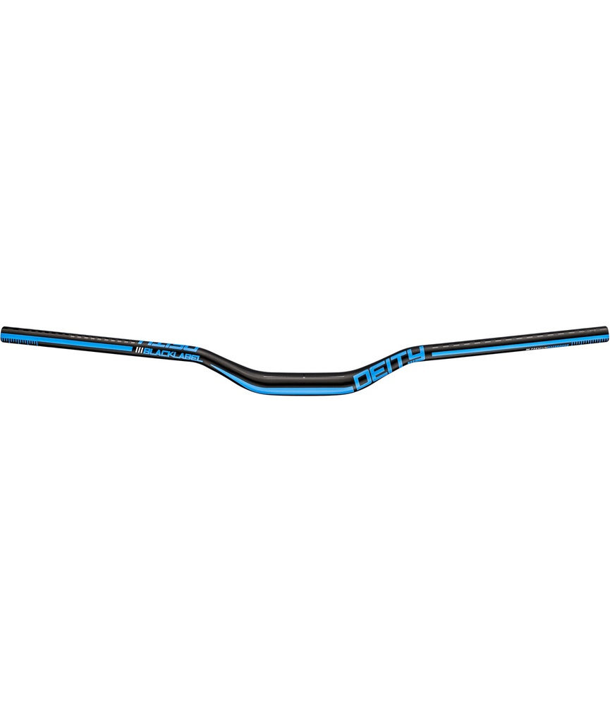 DEITY Piega manubrio Blacklabel Ø31.8x800mm rise 38mm blu