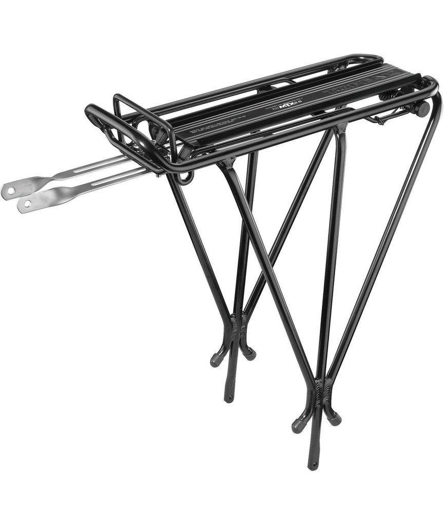 TOPEAK Portapacchi posteriore Explorer (non disco) con sistema MTX/MTX 2.0 QuickTrack e molla spring clip - per ruote 26", 27.5" (650B) e 700C