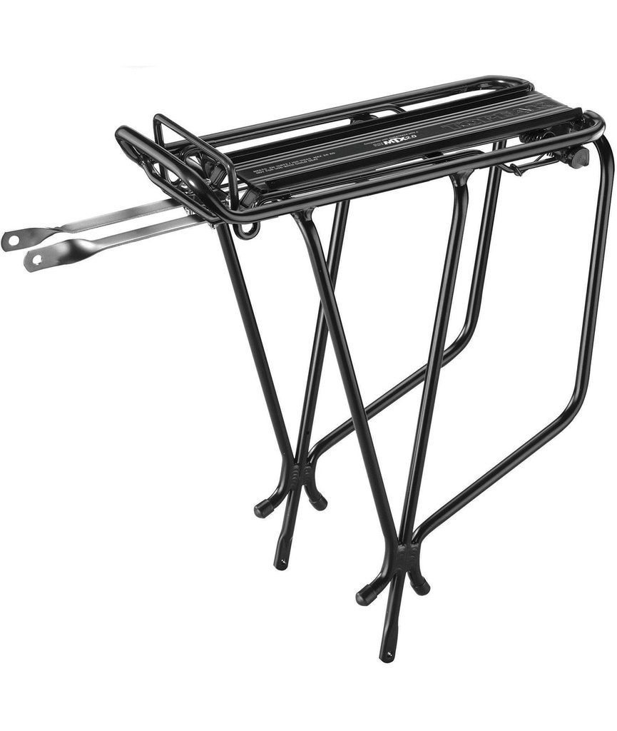TOPEAK Portapacchi posteriore Super Tourist (DX) (non disco) con sistema MTX/MTX 2.0 QuickTrack e molla spring clip - per ruote 26",27.5" (650B) e 700C