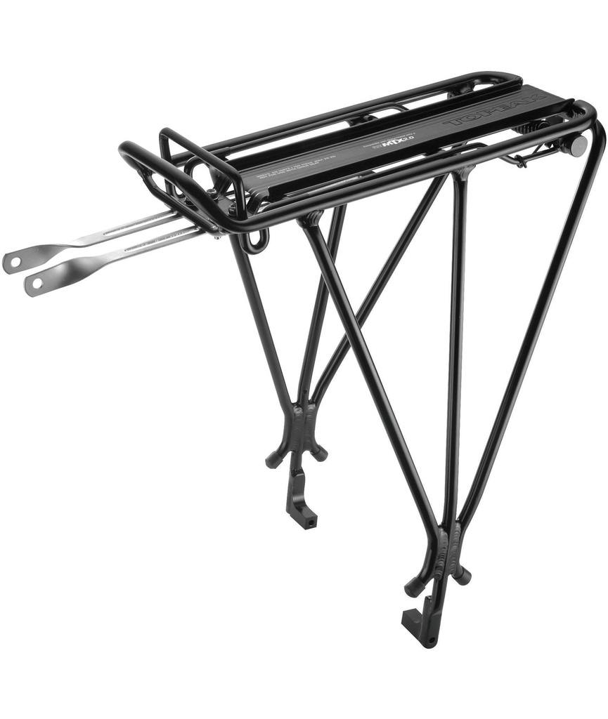 TOPEAK Portapacchi posteriore Explorer (disco) con sistema MTX/MTX 2.0 QuickTrack e molla spring clip - per ruote 26", 27.5" (650B) e 700C