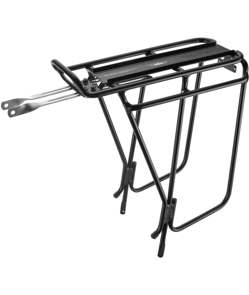 [TKTA2139B] TOPEAK Portapacchi posteriore Super Tourist (DX) (non disco) con sistema MTX/MTX 2.0 QuickTrack - per ruote 26", 27.5" (650B) e 700C