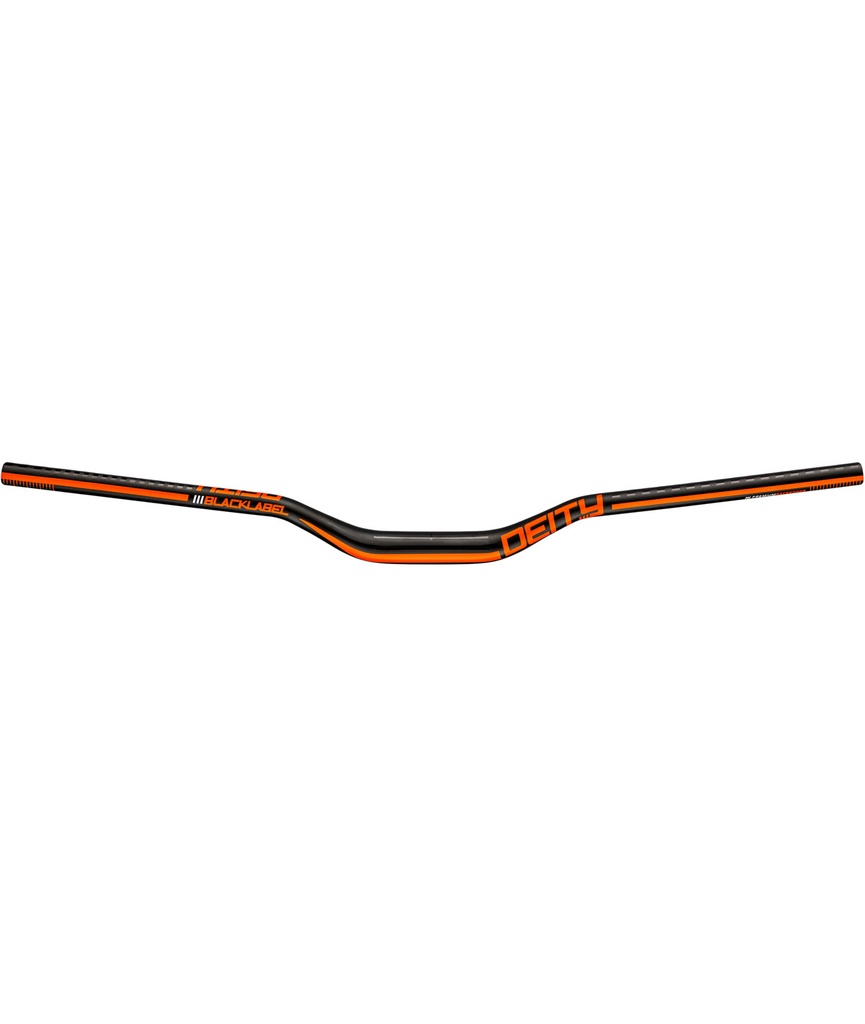 DEITY Piega manubrio Blacklabel Ø31.8x800mm rise 38mm arancio