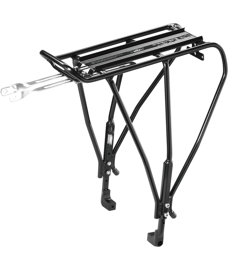 [TKTA2147B] TOPEAK Portapacchi posteriore Uni Explorer (disco) con sistema MTX/MTX 2.0 QuickTrack - per ruote 24" - 29" e 700C