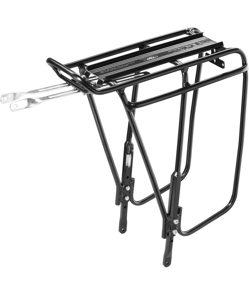 [TKTA2150B] TOPEAK Portapacchi posteriore Uni Super Tourist DX (non disco) con sistema MTX/MTX 2.0 QuickTrack - per ruote 24" - 29" e 700C