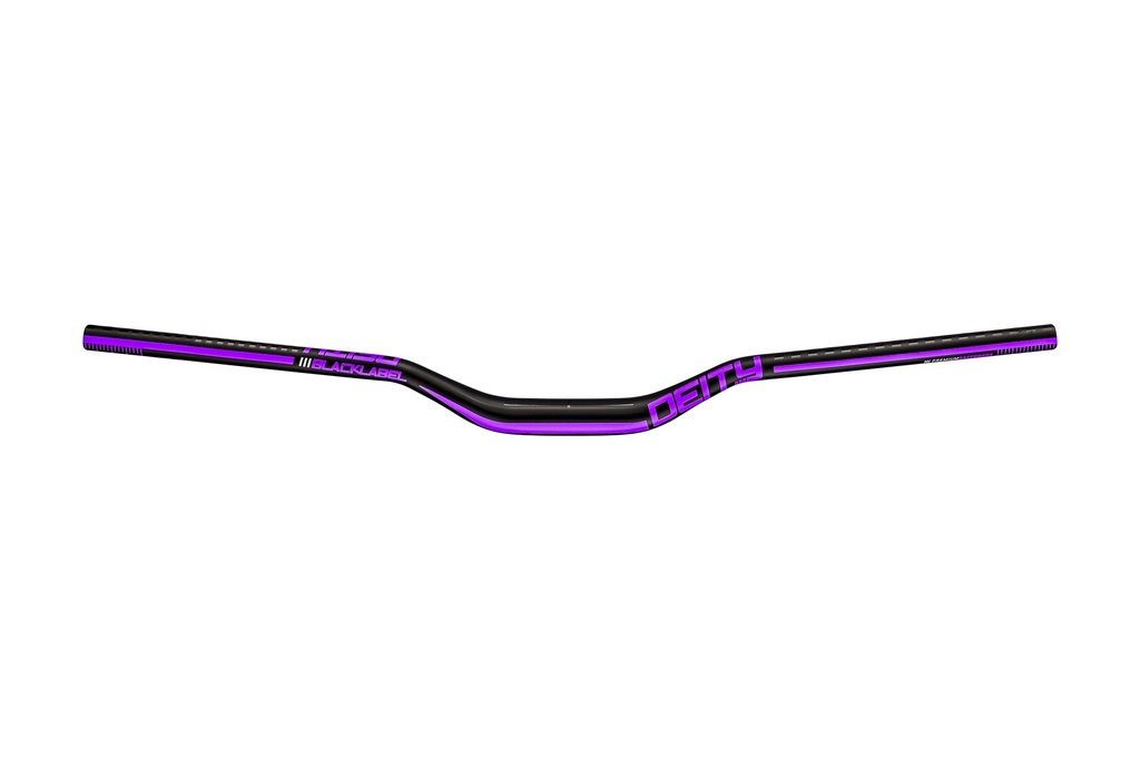 DEITY Piega manubrio Blacklabel Ø31.8x800mm rise 38mm viola