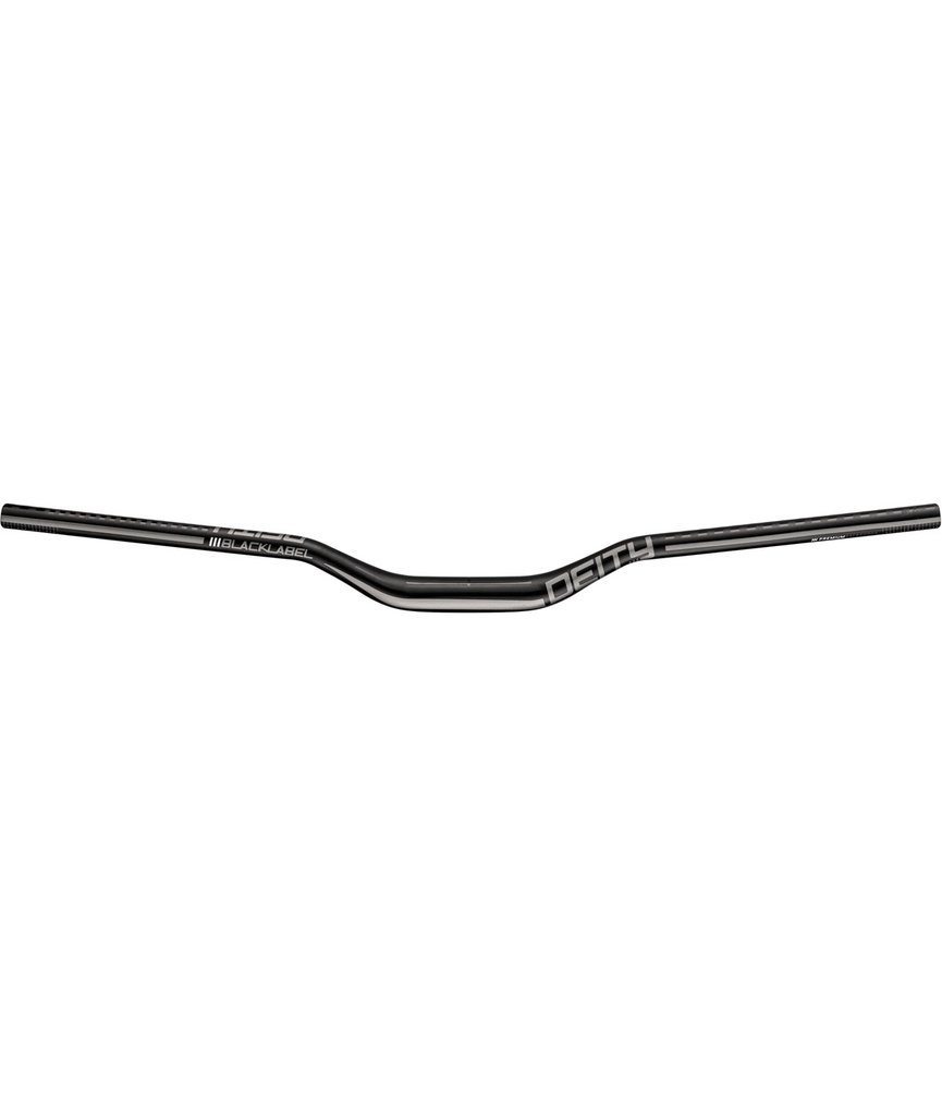 DEITY Piega manubrio Blacklabel Ø31.8x800mm rise 38mm nero stealth