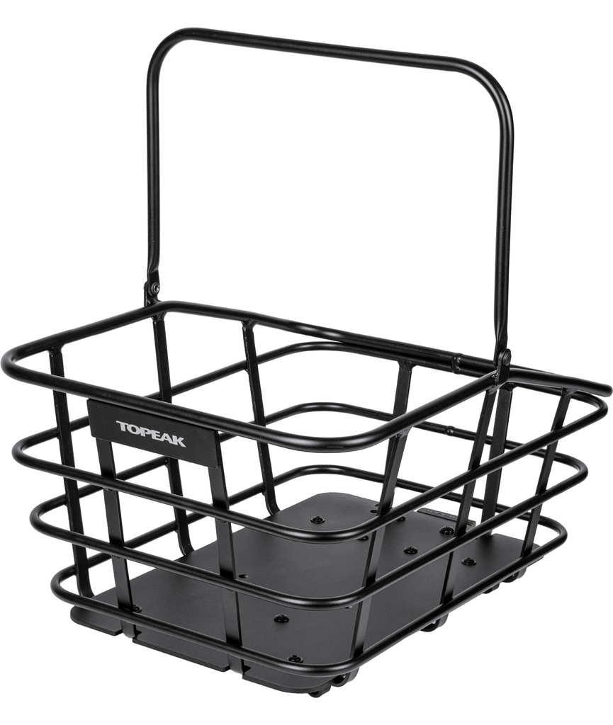 TOPEAK Cestino posteriore Urban basket DX (22 L) con attacco MTX Quicktrack 2.0