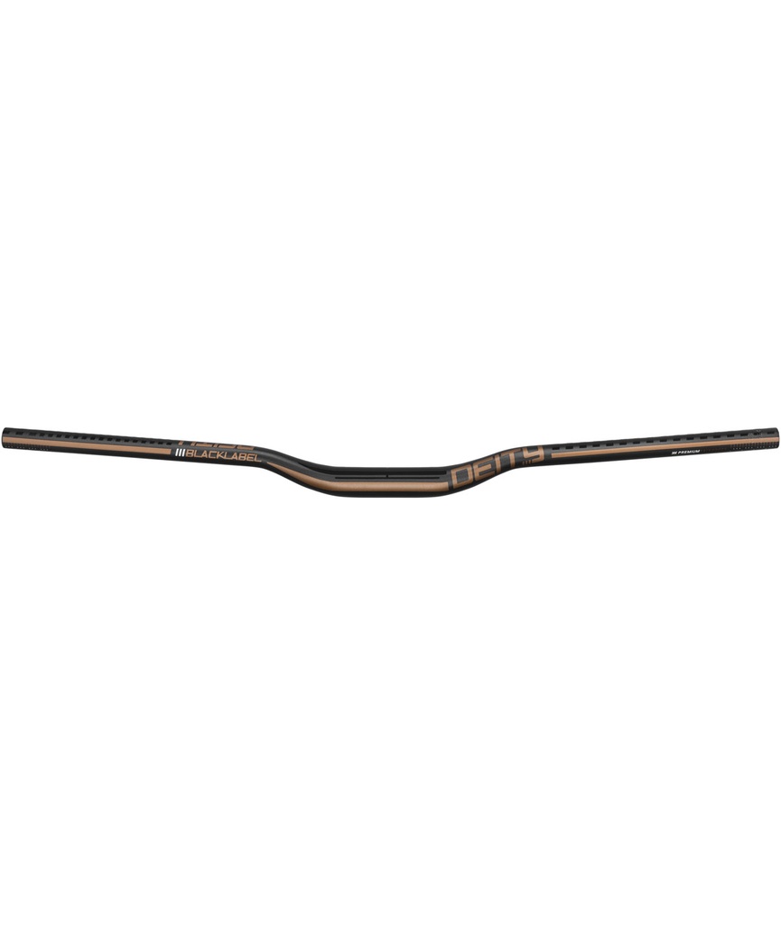 Piega manubrio Blacklabel Ø31.8x800mm rise 25mm bronzo