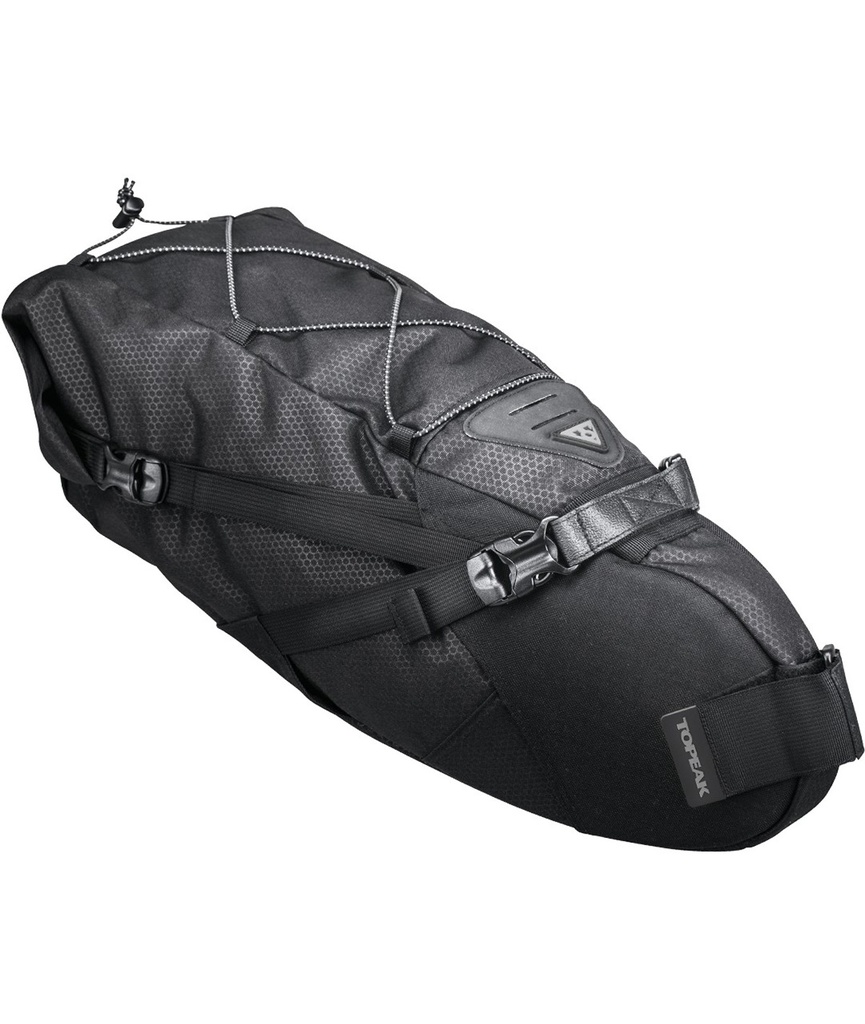 TOPEAK Borsa sottosella BackLoader (15 L) impermeabile con cinturini in velcro nera