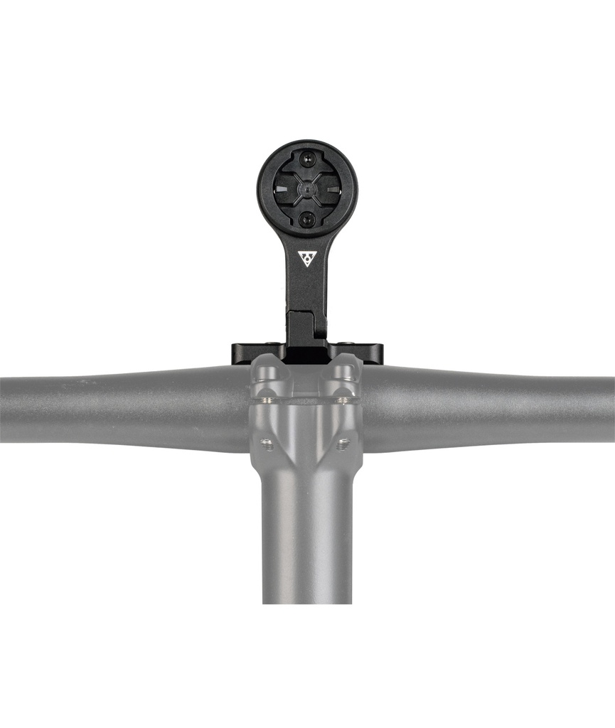 TOPEAK Supporto frontale UTF Multi-Mount Pro per attacco 4-bulloni, compatibile con Ciclo Computer/luci anteriori e adattatori Go Pro