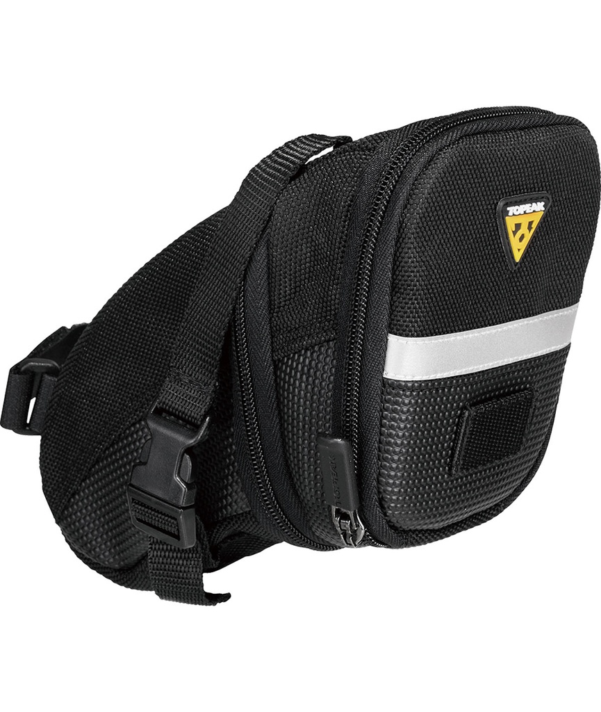 [TKTC2261B] TOPEAK Borsello sottosella Aero Wedge Pack Medium (0,98-1,31 L) con cinturino in velcro