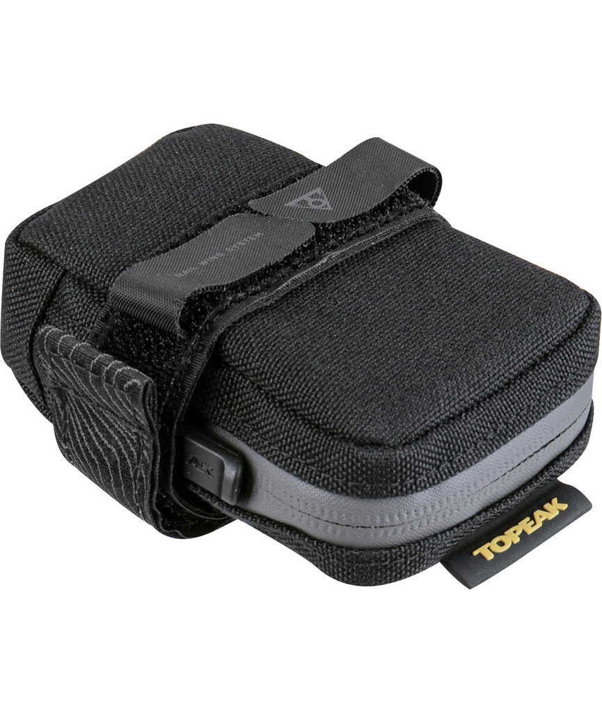 [TKTC2322B] TOPEAK Borsello sottosella Elementa Seatbag Slim taglia XS (0,2 L) nero con cinturino in velcro