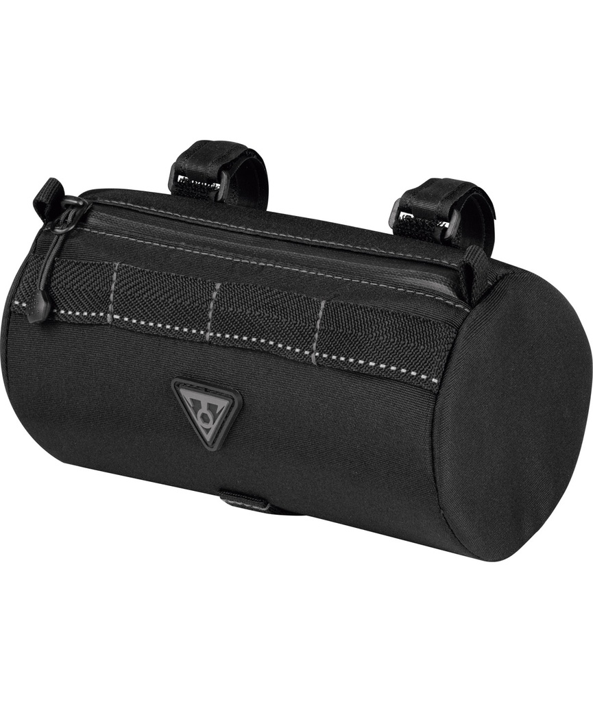 [TKTC2328B] TOPEAK Borsello al manubrio Tubular Barbag Slim (1,5 l) nero con cinturini in velcro
