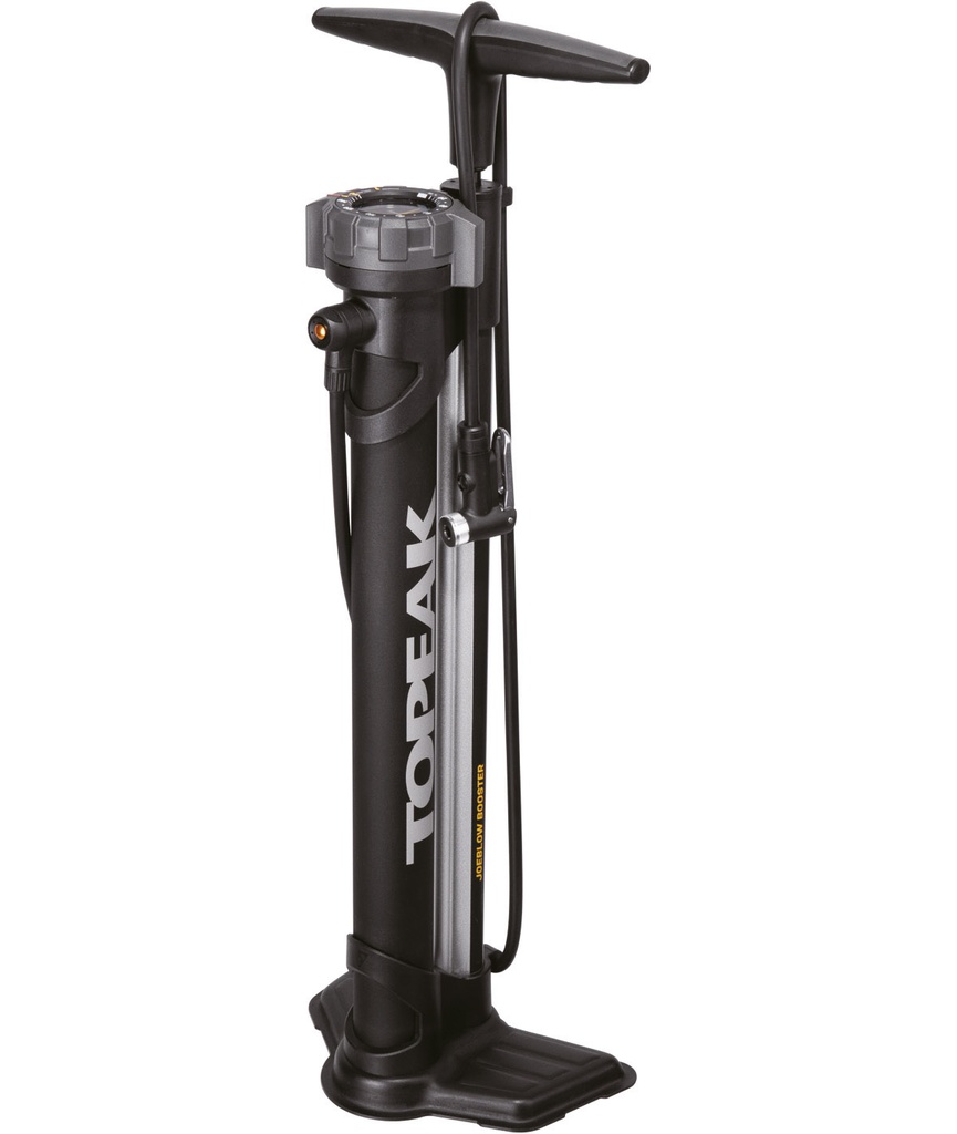 TOPEAK Pompa da pavimento JoeBlow Booster con raccordo SmartHead DX3 e manometro analogico 11 bar/160 psi