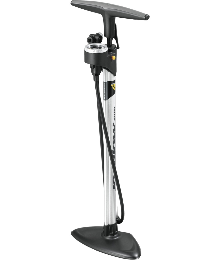 TOPEAK Pompa da pavimento JoeBlow Sprint con raccordo TwinHead e manometro analogico 11 bar/160 psi