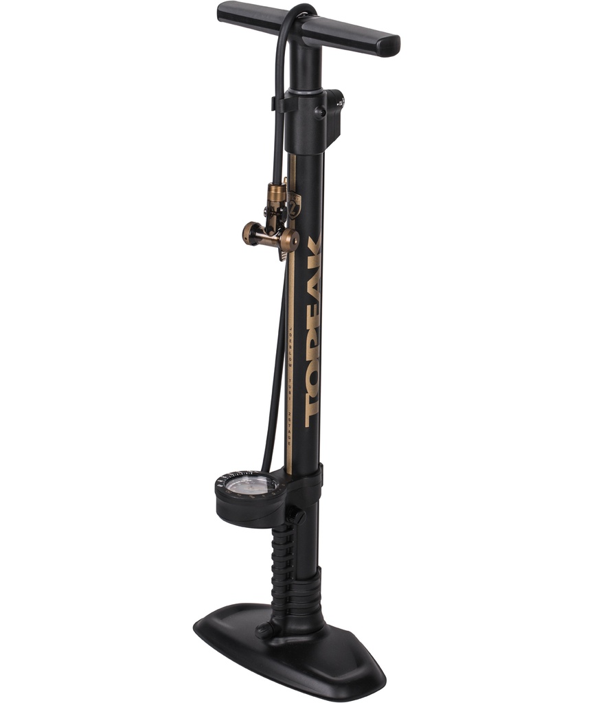 TOPEAK Pompa da pavimento JoeBlow Tubi 2Stage con raccordo TubiHead e manometro analogico 11 bar/160 psi