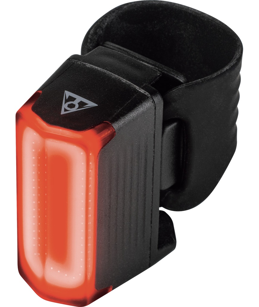 TOPEAK Fanalino posteriore a led rosso Be Seen 30 USB-C cob led con attacchi sottosella
